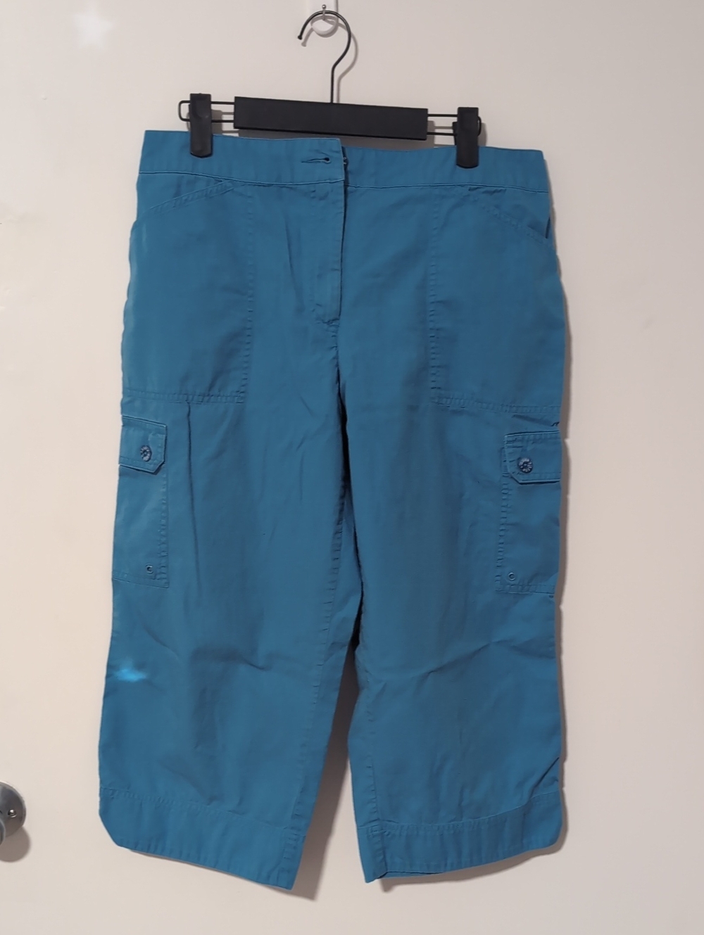 Izod Teal Cargo Bermuda Shorts